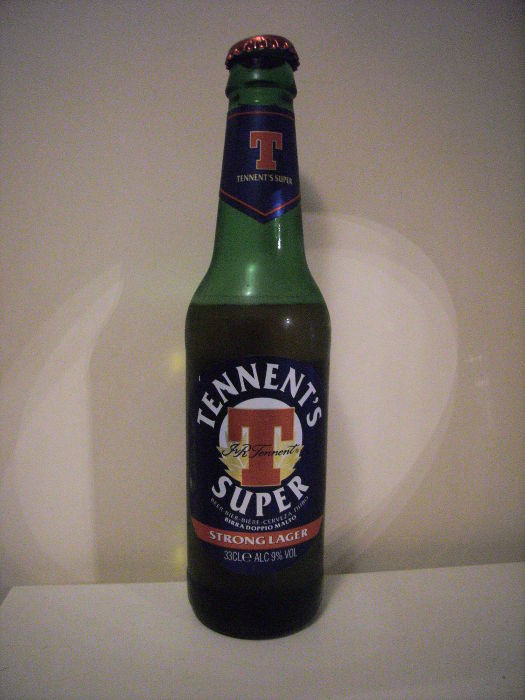 Tenent's super strong lager 9%